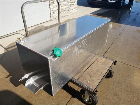 aluminum fabricated products gas tank|custom built aluminum fuel tanks.